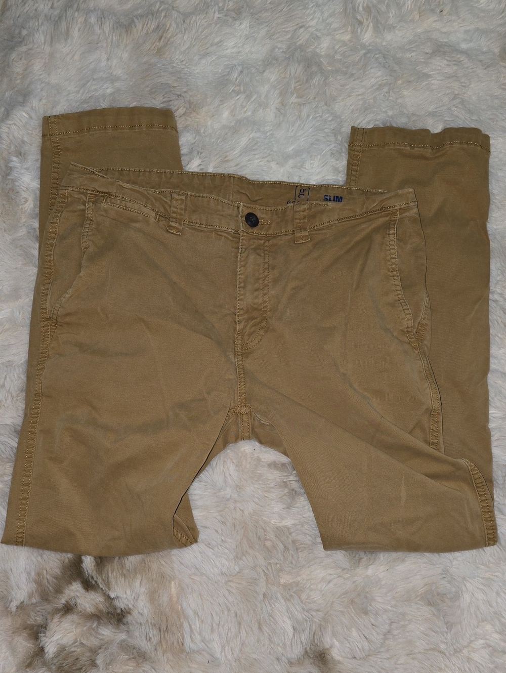 George Slim Fit Khaki Pants